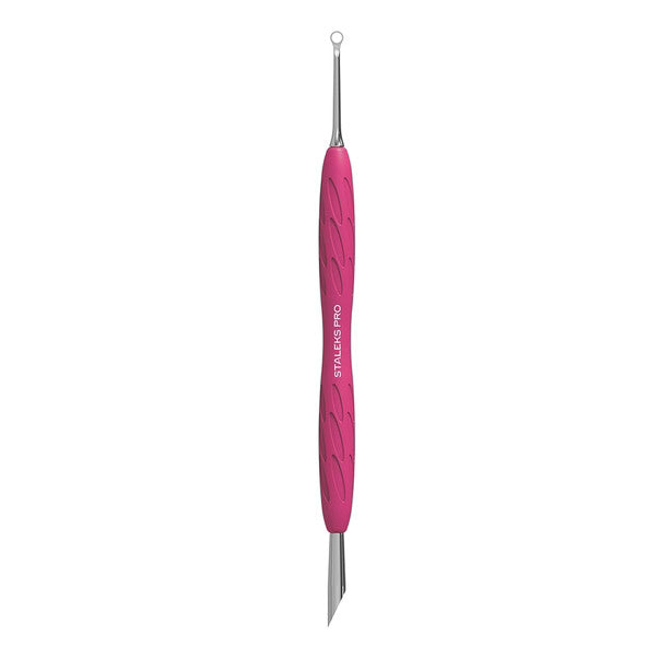 STALEKS Pro Uniq 11 Type 2 Manicure Pusher Whith Silicone Handle PQ-11/2