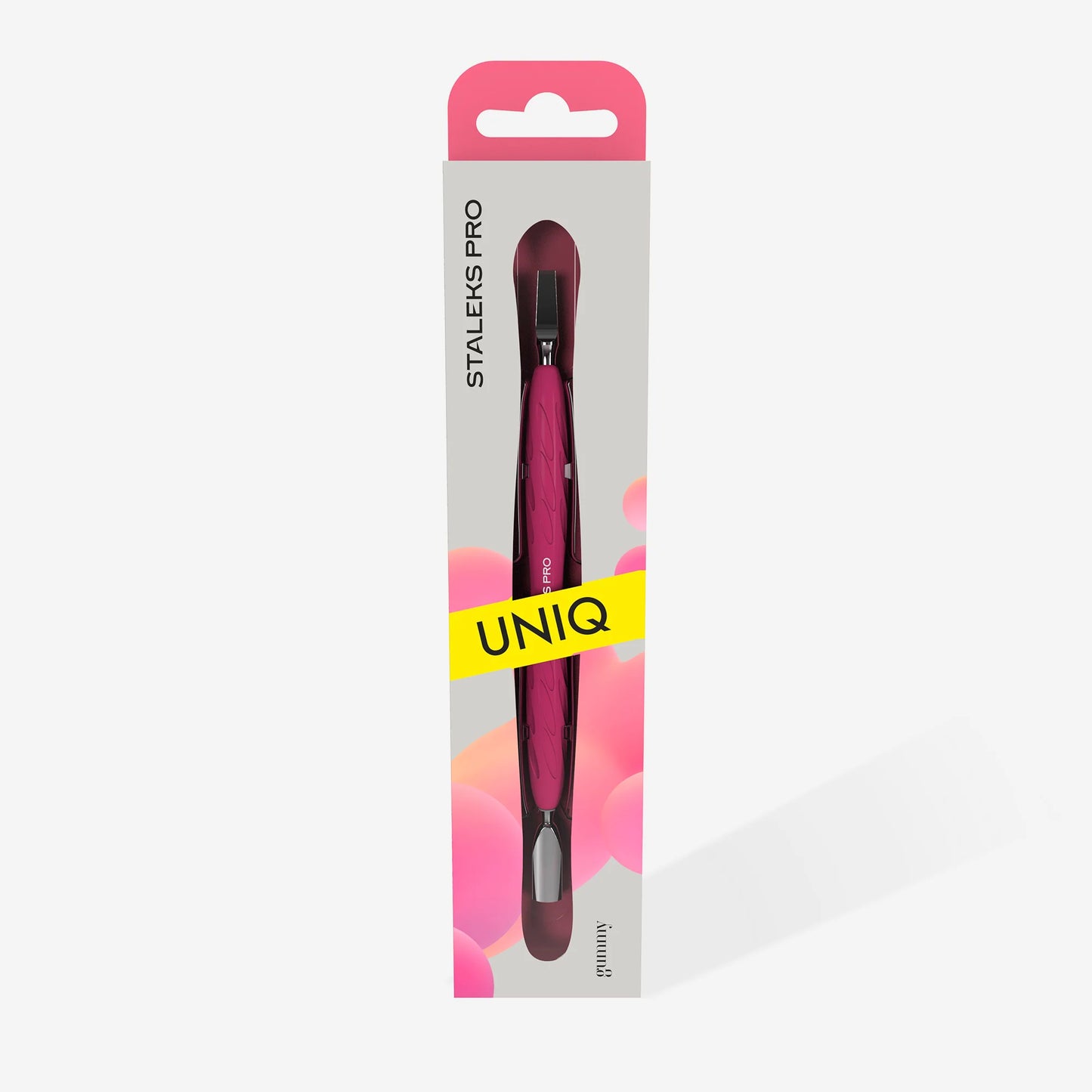 STALEKS Pro Uniq 10 Type 5 Manicure Pusher Whith Silicone Handle PQ-10/5