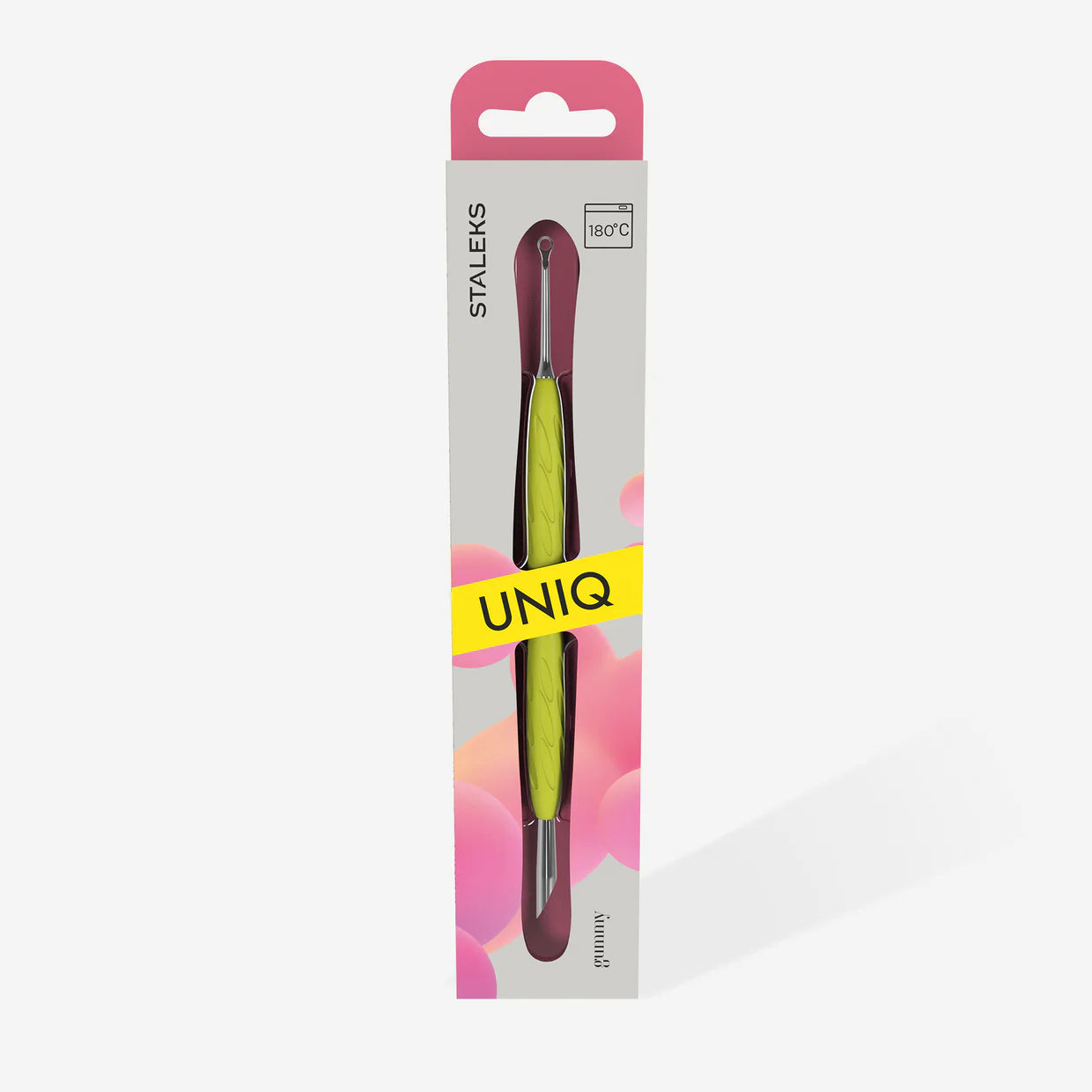 STALEKS Pro Uniq 11 Type 2y Manicure Pusher Whith Silicone Handle PQ-11/2y