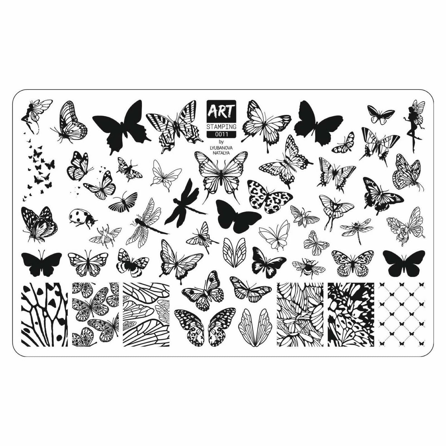 Vakula Nail Stamp Plate #11