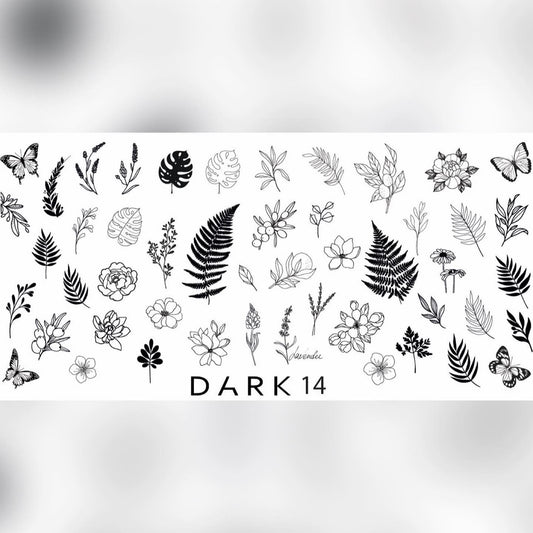 DARK Stamping Plate #14
