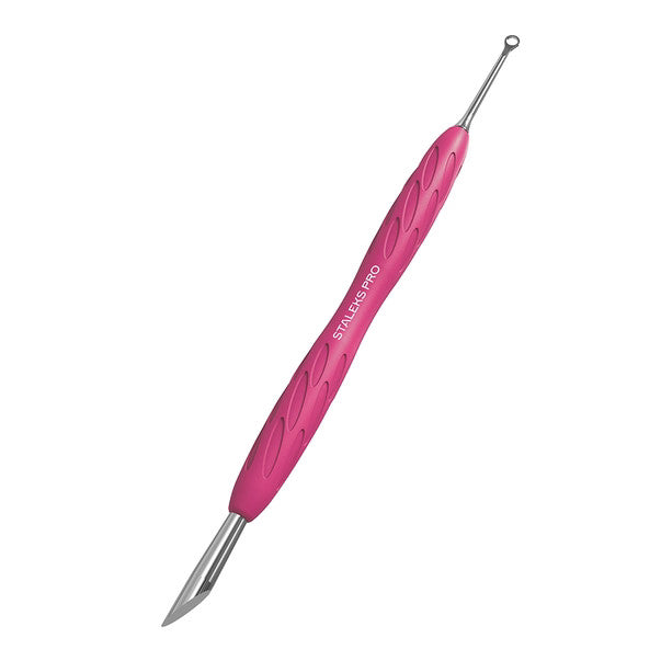 STALEKS Pro Uniq 11 Type 2 Manicure Pusher Whith Silicone Handle PQ-11/2