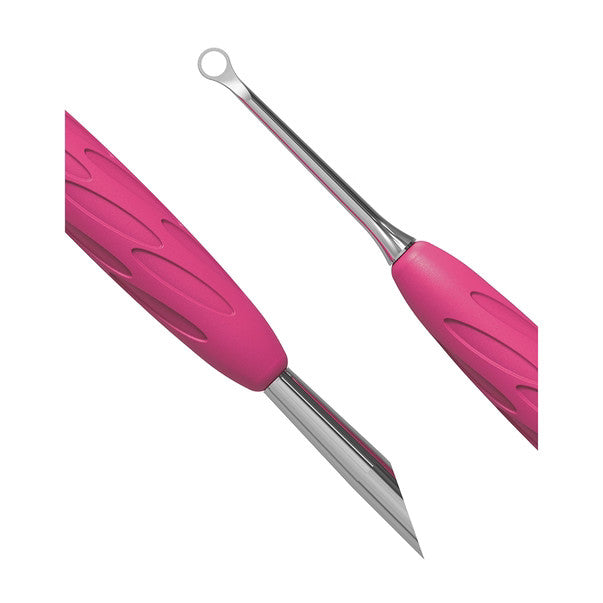 STALEKS Pro Uniq 11 Type 2 Manicure Pusher Whith Silicone Handle PQ-11/2