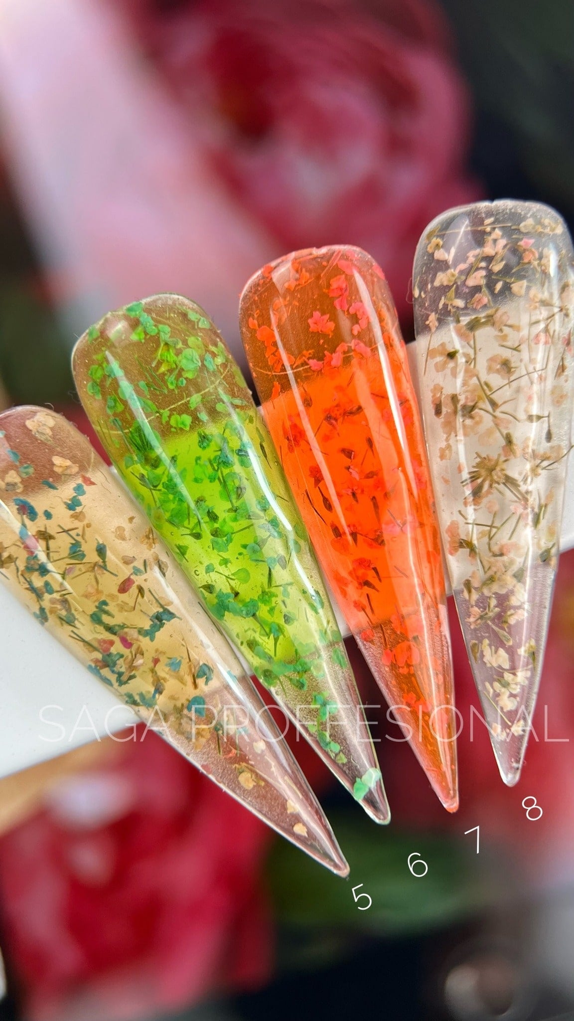 Saga Dried Flowers Gel #4