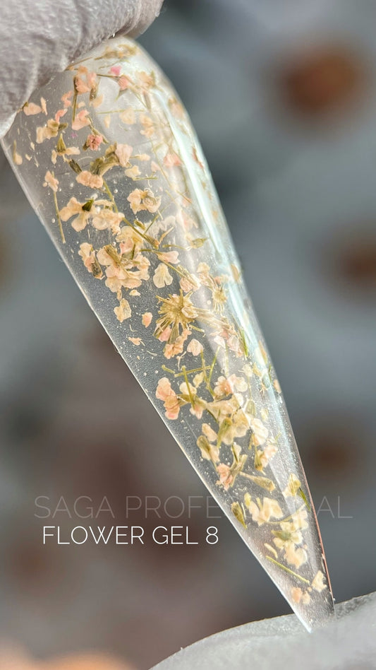 Saga Dried Flowers Gel #8