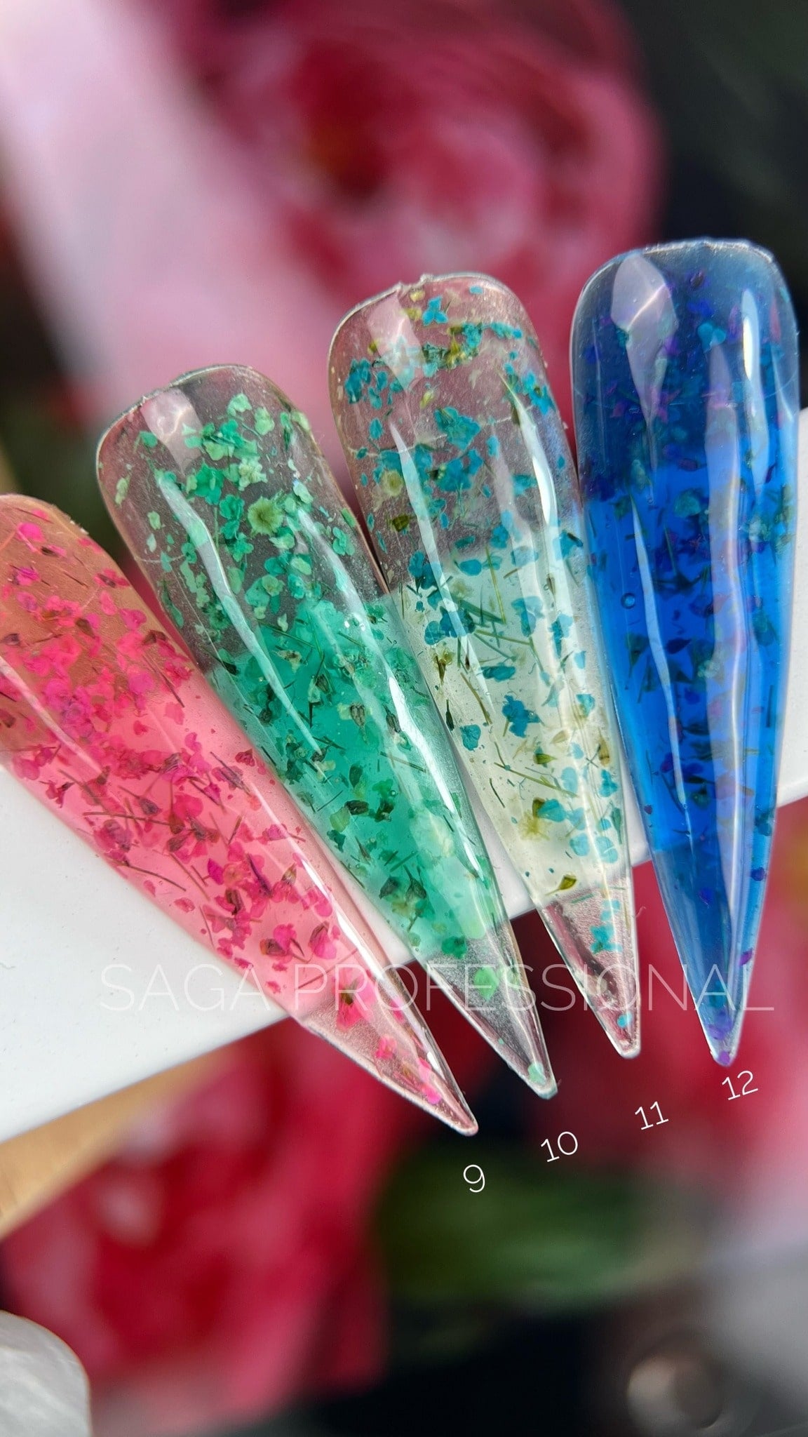 Saga Dried Flowers Gel #9