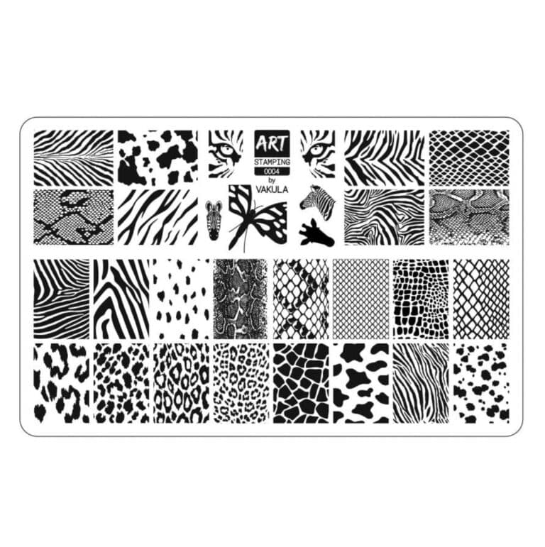 Vakula Nail Stamp Plate #04