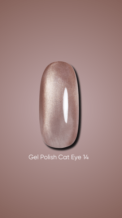 DARK Gel Polish Cat Eye #14