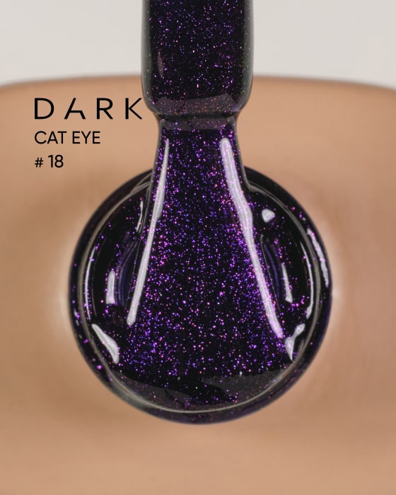 DARK Gel Polish Cat Eye #18