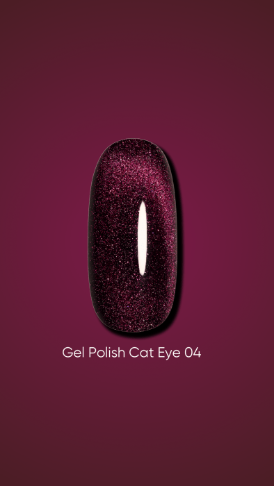 DARK Gel Polish Cat Eye #04