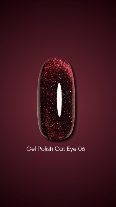 DARK Gel Polish Cat Eye #06
