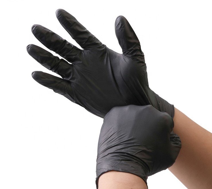 Nitrile Gloves Black/Blue