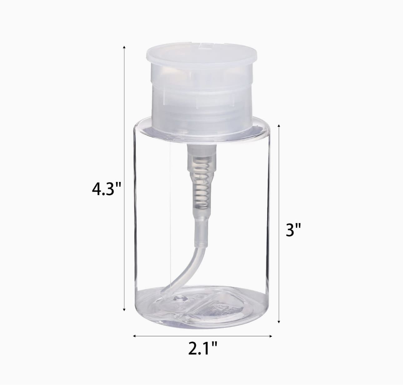 Pump Bottle Clear 150ml