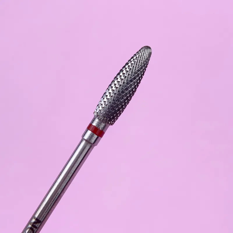 LUNA Carbide Bit – Slim Corn 4.0 mm, Soft Red