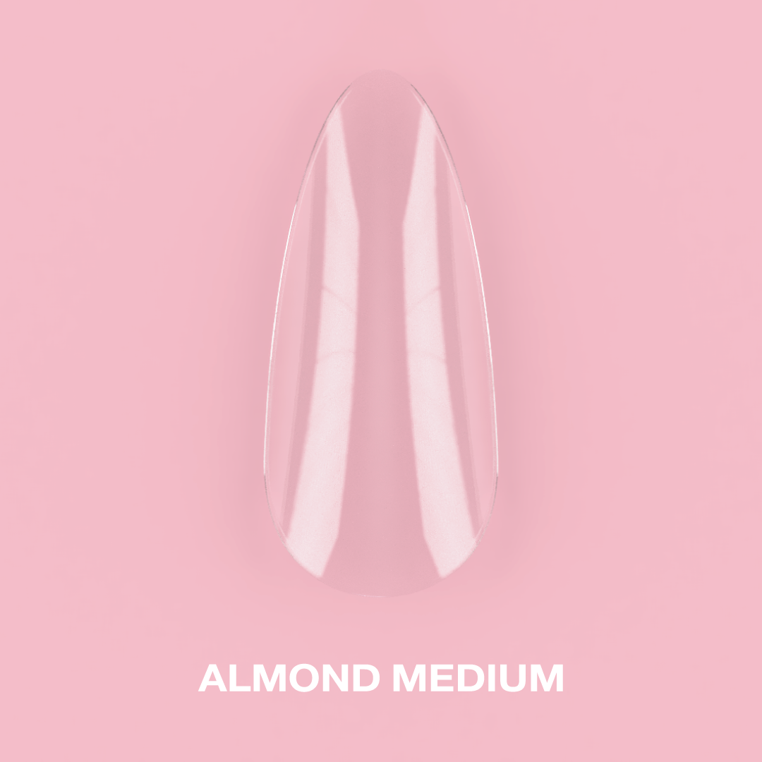 LUNA Gel Tips #Almond Medium