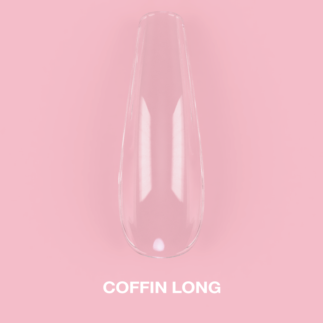 LUNA Gel Tips #Coffin Long