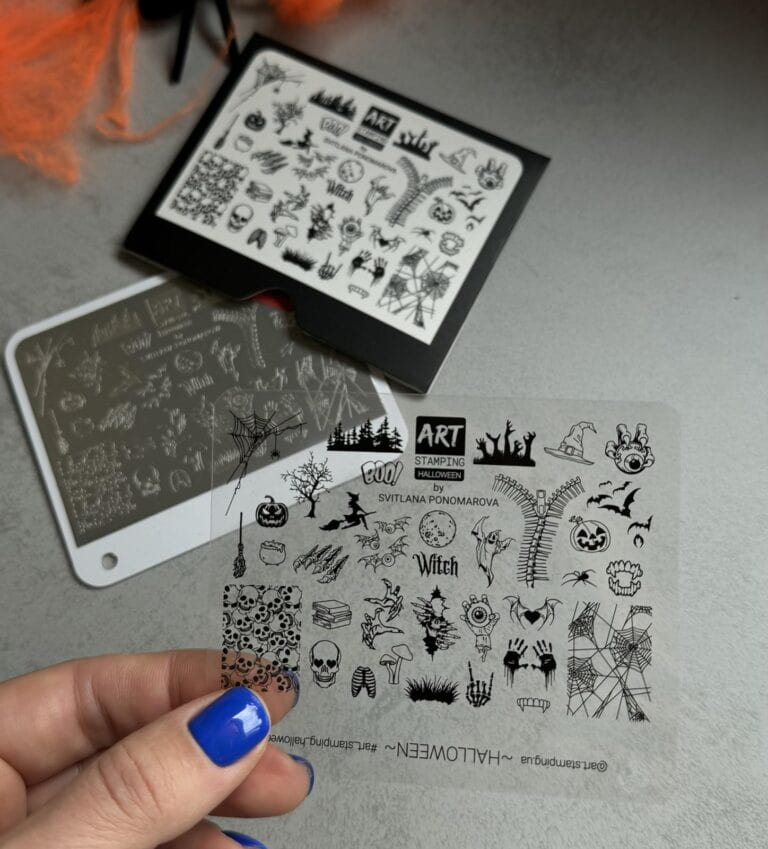 Vakula Nail Stamp Plate #Halloween