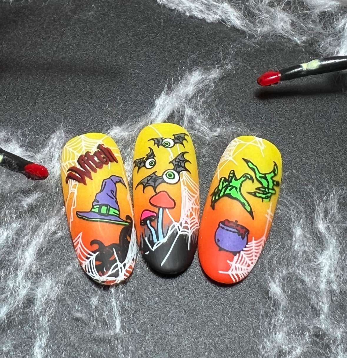 Vakula Nail Stamp Plate #Halloween