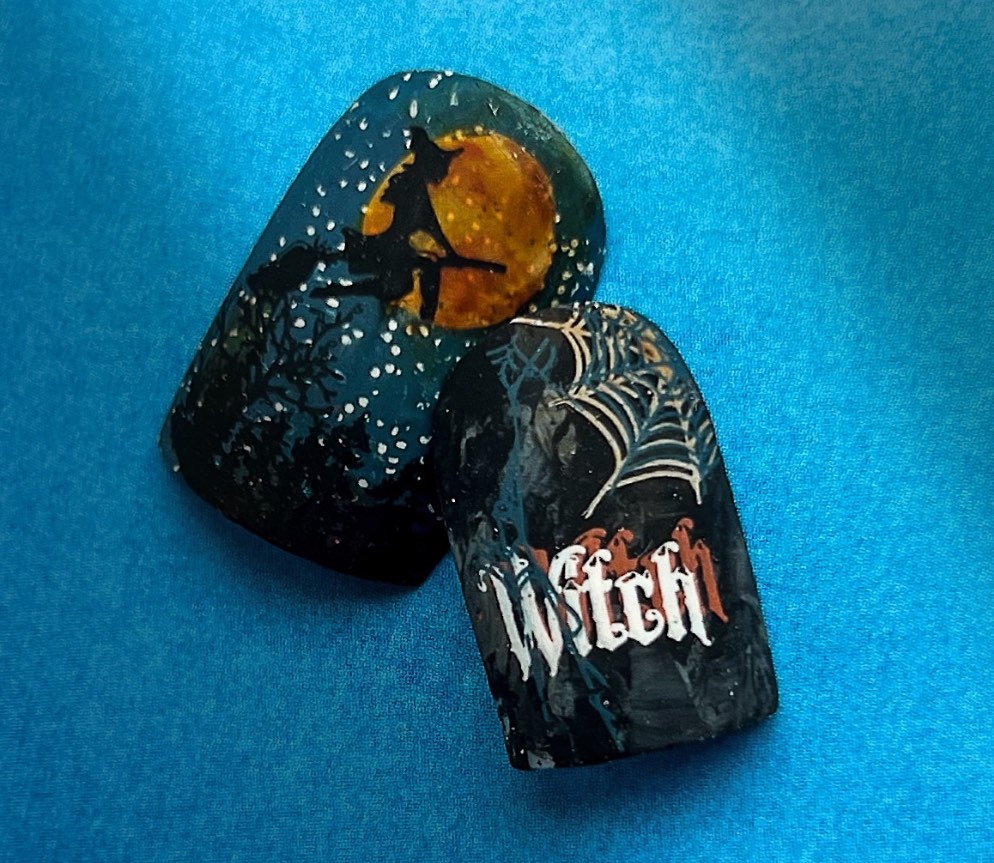 Vakula Nail Stamp Plate #Halloween