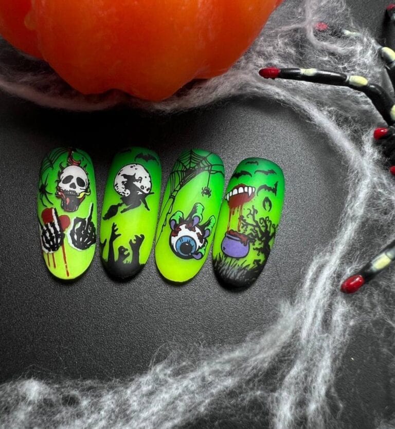 Vakula Nail Stamp Plate #Halloween