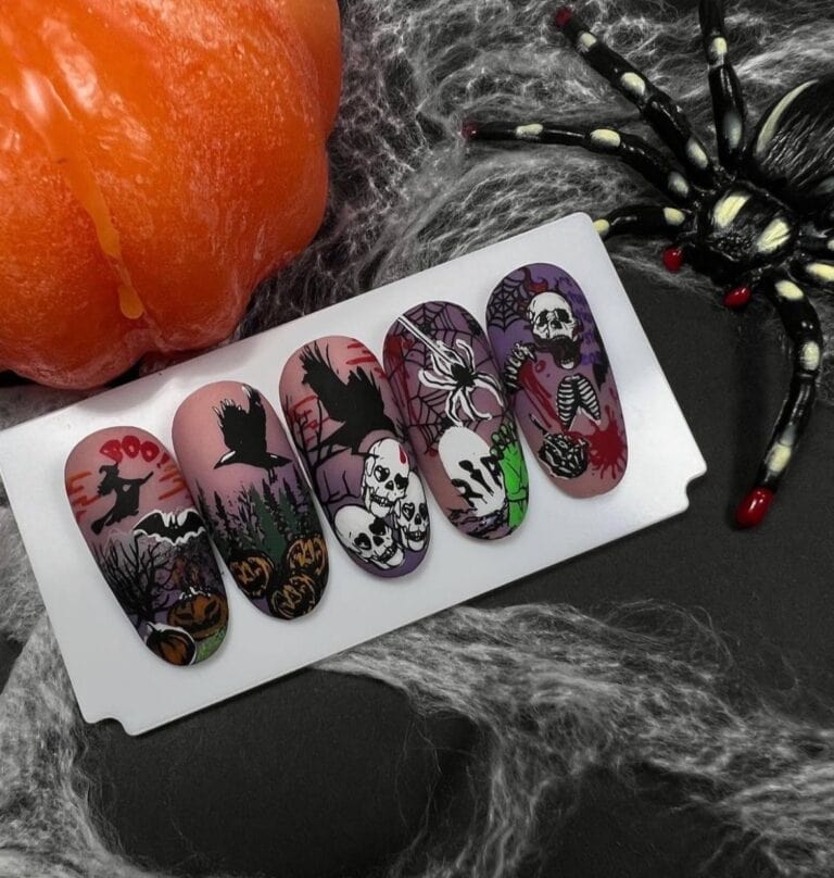 Vakula Nail Stamp Plate #Halloween