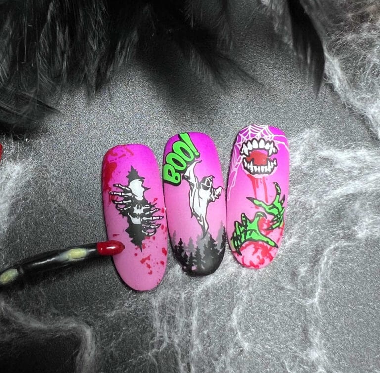 Vakula Nail Stamp Plate #Halloween