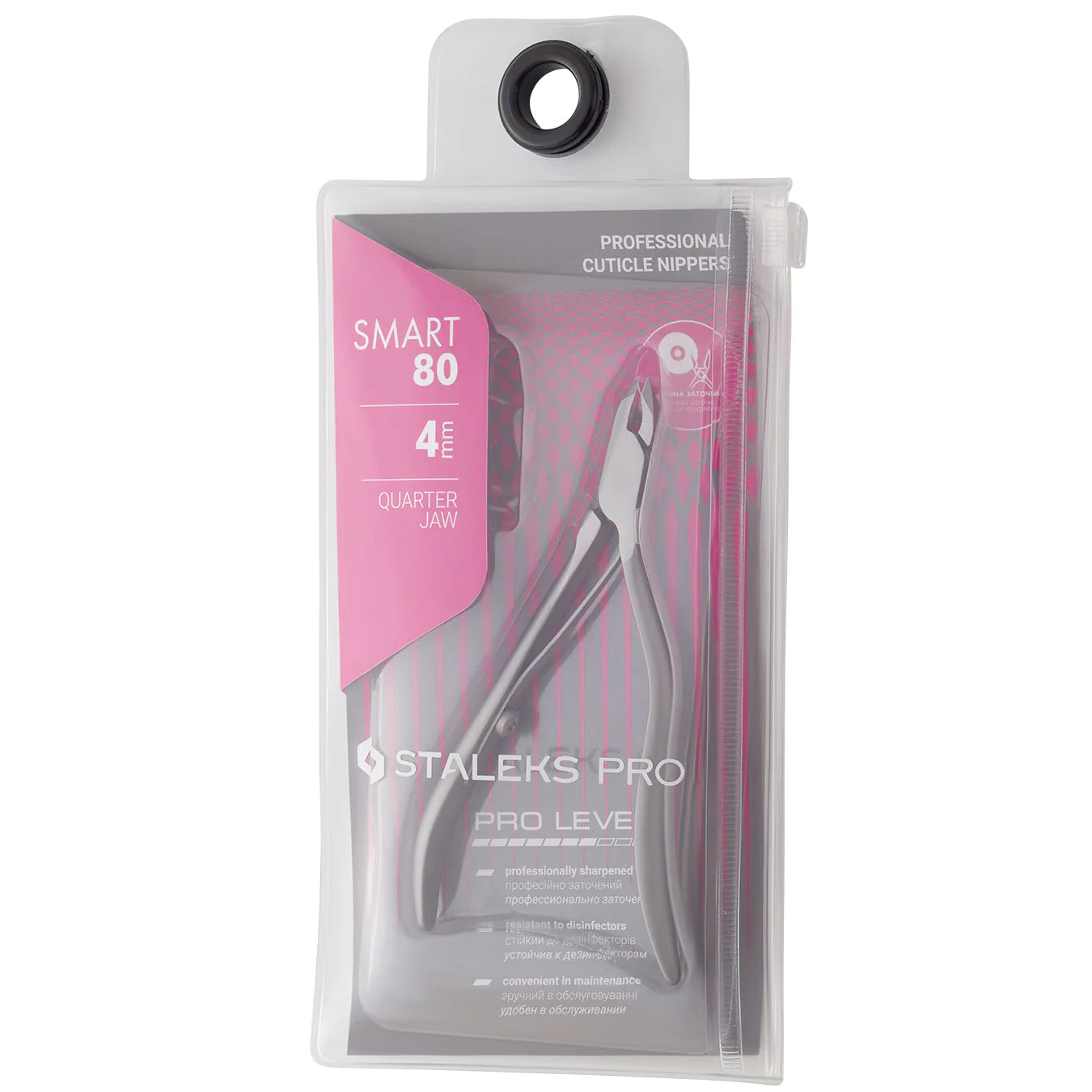 STALEKS Pro Smart 80, 4mm Professional Cuticle Nippers NS-80-4