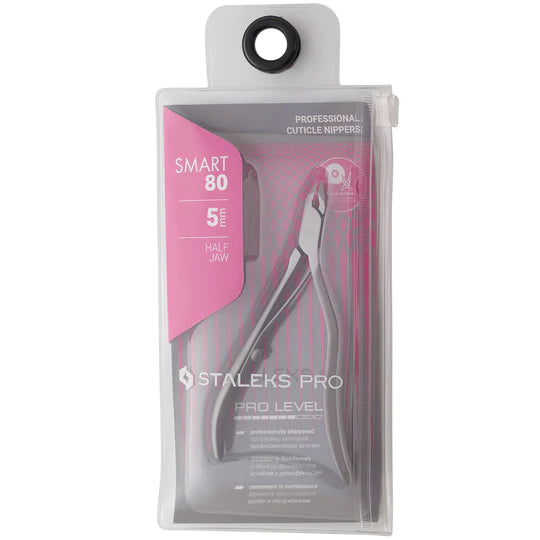 STALEKS Pro Smart 80, 5mm Professional Cuticle Nippers NS-80-5