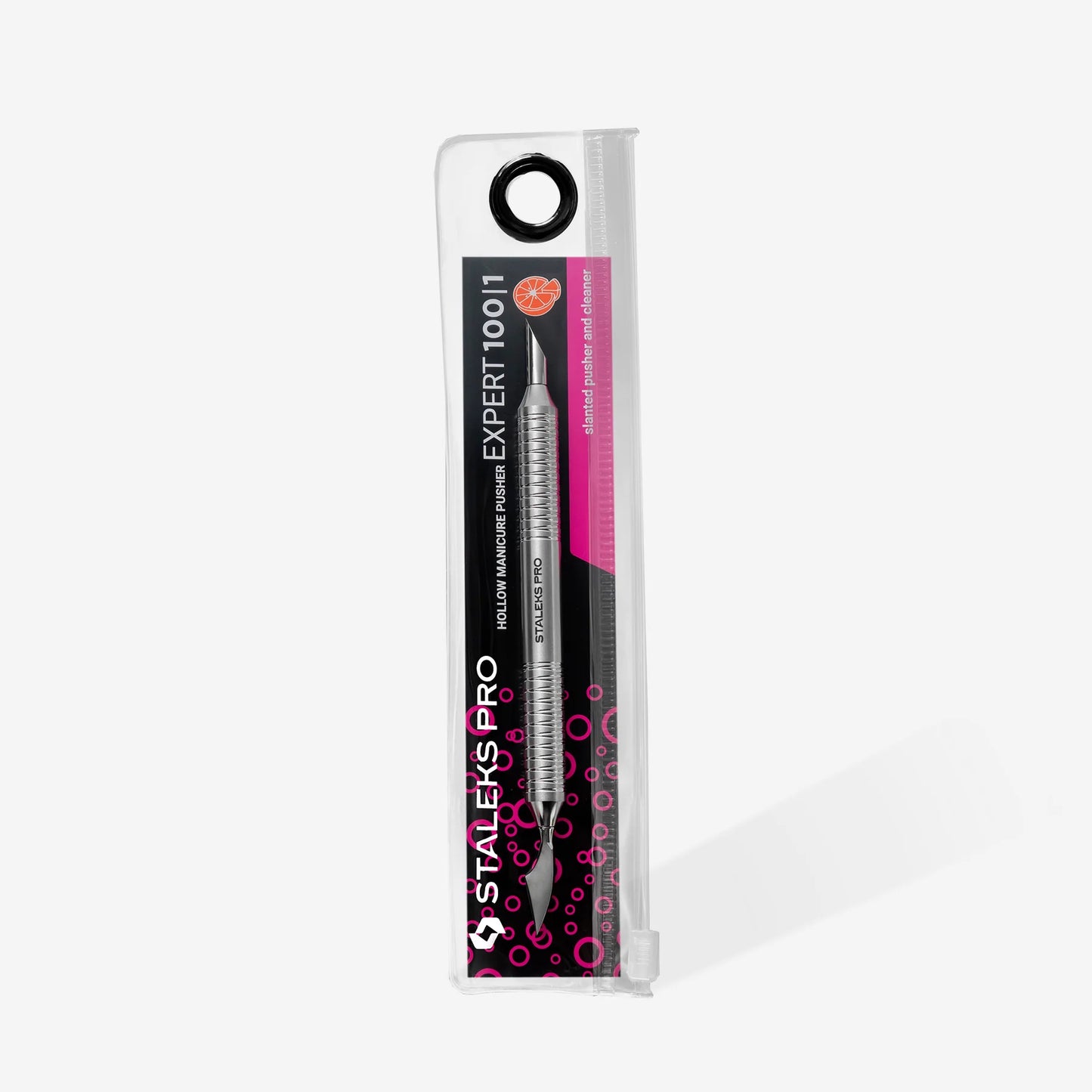 STALEKS Pro Expert 100 Type 1 Hollow Manicure Pusher+Cleaner PE-100/1