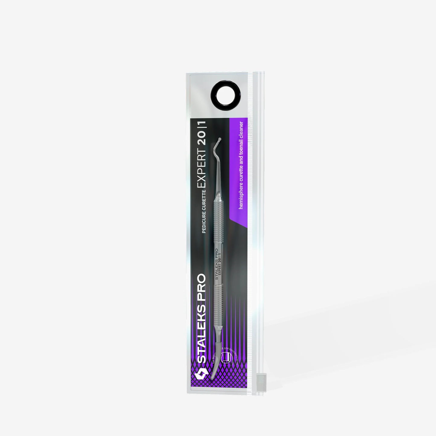 Staleks Pro EXPERT 20 TYPE 1 Pedicure Pusher (hemisphere curette and toenail cleaner) PE-20/1