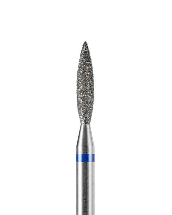 DARK Diamond Bit – Sharp Flame 2.3 × 10 mm, Blue