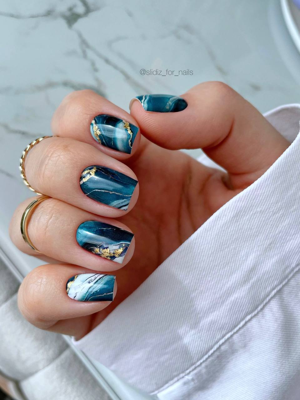 SLIDIZ wraps for manicure #WM-018