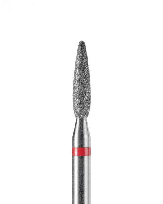 DARK Diamond Blunt-End Flame Bit – 2.4 × 10 mm, Red