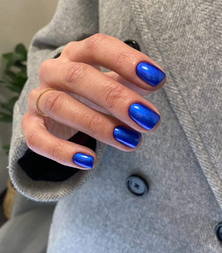 Vakula Gel Polish #4-Blue Shimmer