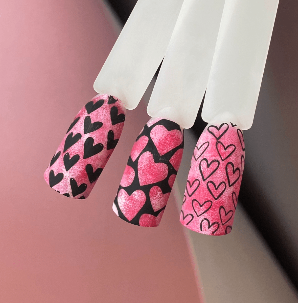 Vakula Nail Stamp Plate #Love is