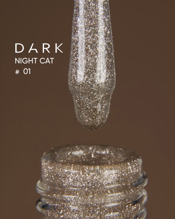 DARK Gel Polish Night Cat #01