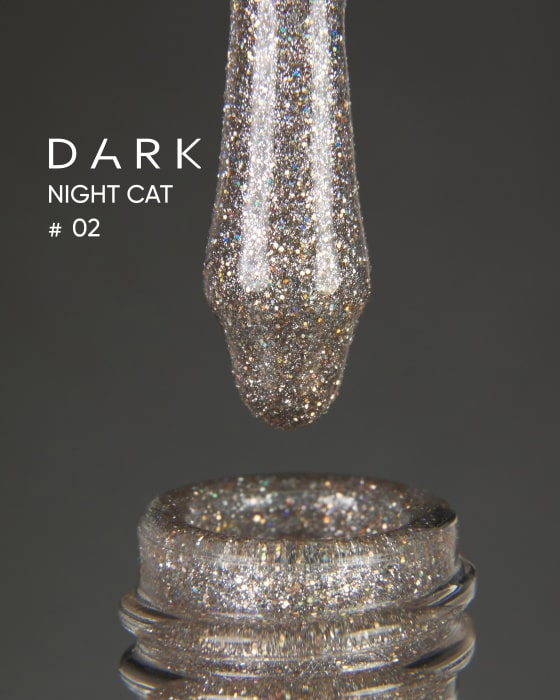 DARK Gel Polish Night Cat #02