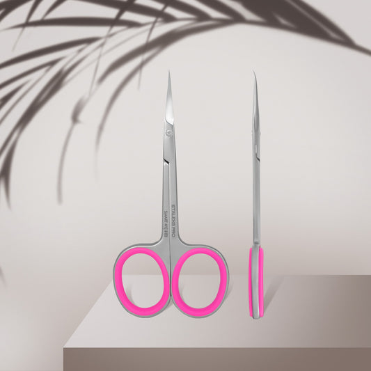 Staleks Pro Smart 41 Type 3 Professional cuticle scissors with hook SS-41/3