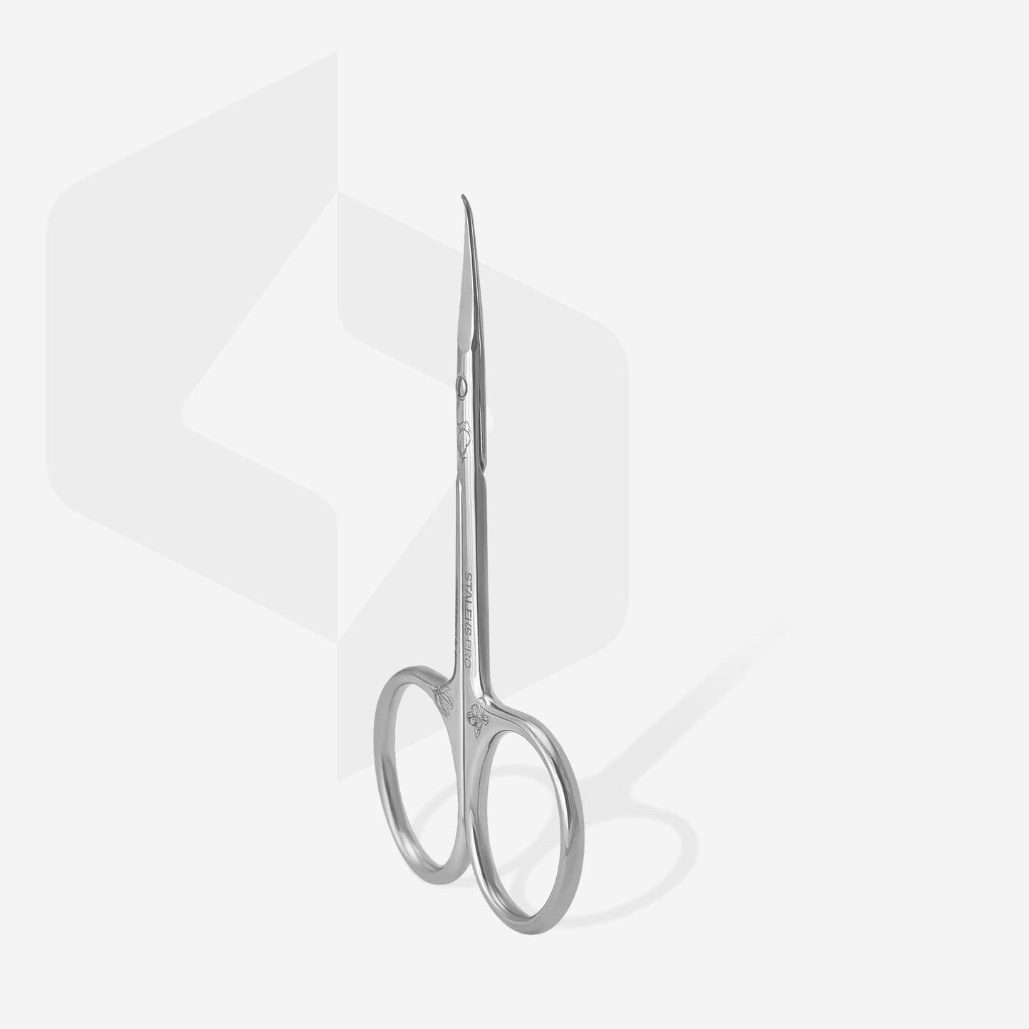 Staleks Pro Exclusive 23 Type 2 (Magnolia) Professional cuticle scissors with hook SX-23/2m