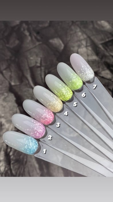 DARK Snow Gel Paint #03