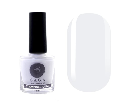 Saga Stamping Polish #02-White