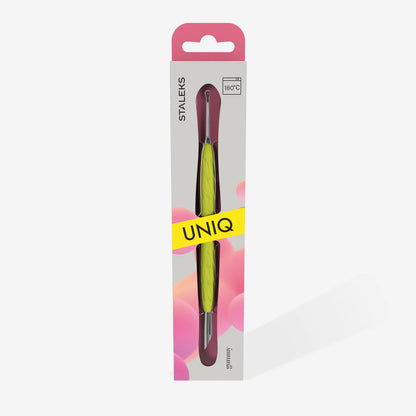 STALEKS Pro Uniq 11 Type 2y Manicure Pusher Whith Silicone Handle PQ-11/2y