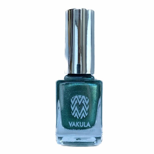 Vakula Stamping Polish #21-Green with shimmer