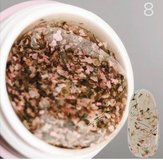 Saga Dried Flowers Gel - 8