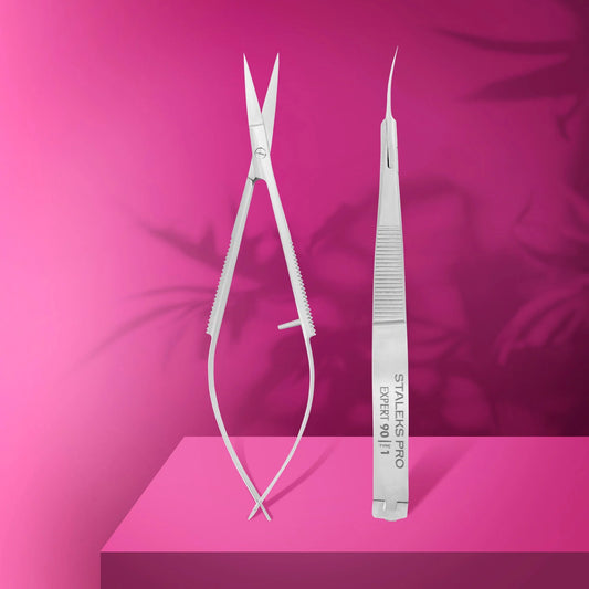 Staleks Pro Expert 90 Type 1 Cuticle Micro Scissors SE-90/1