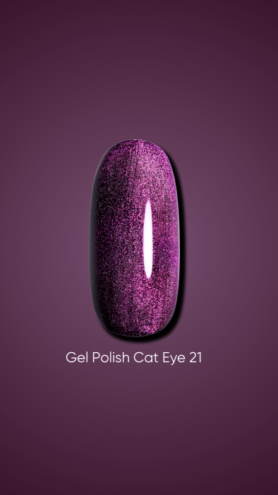 DARK Gel Polish Cat Eye #21