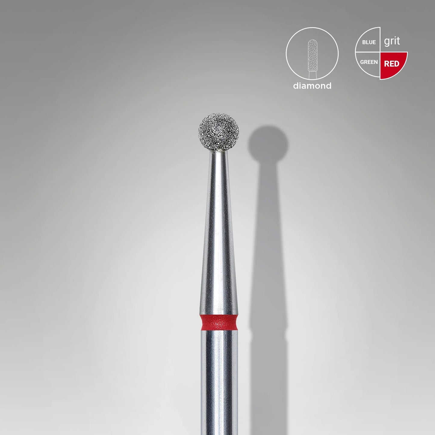 Staleks Diamond Bit #Ball Red 2,5 mm