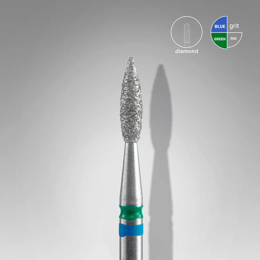 Staleks Diamond Bit #Flame Blue-Green 2.1/8mm