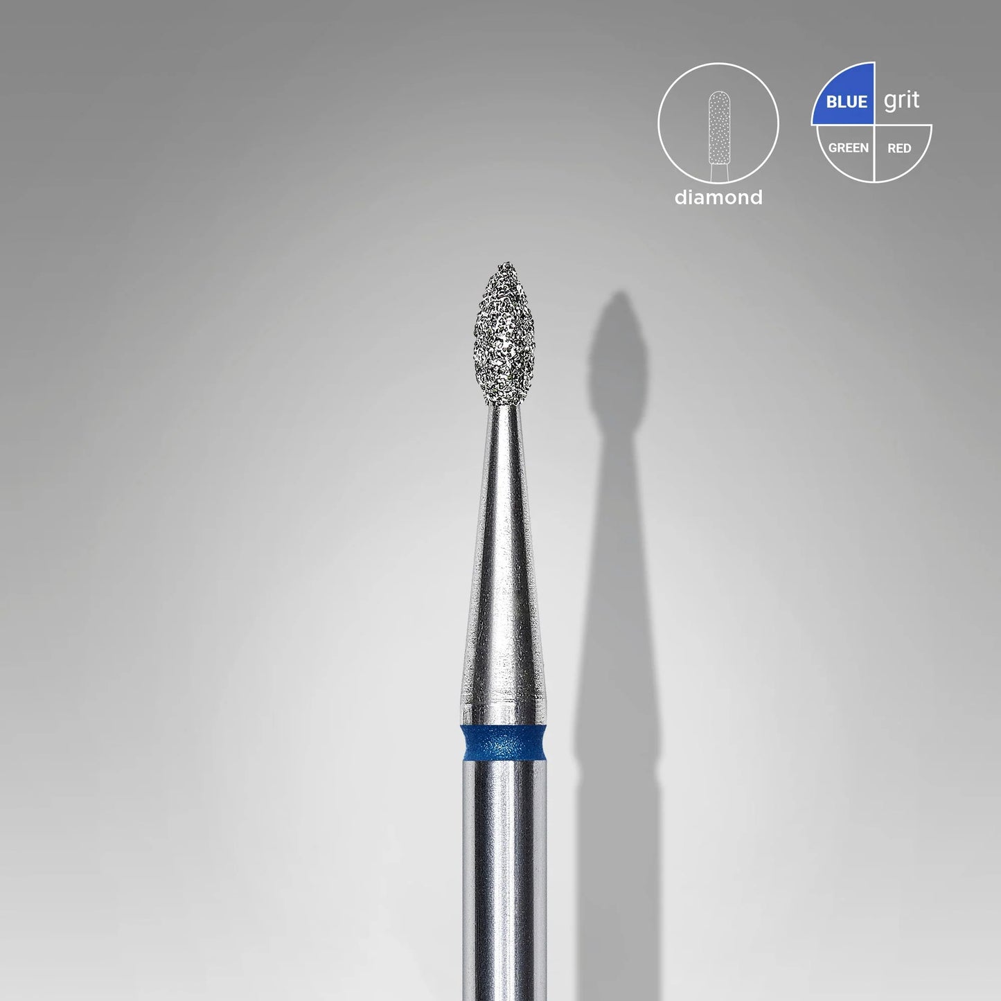 Staleks Diamond Bit #Drop Blue 1.6/4mm