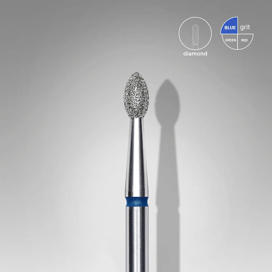 Staleks Diamond Bit – Pointed Bud 2.5 × 4.5 mm, Blue